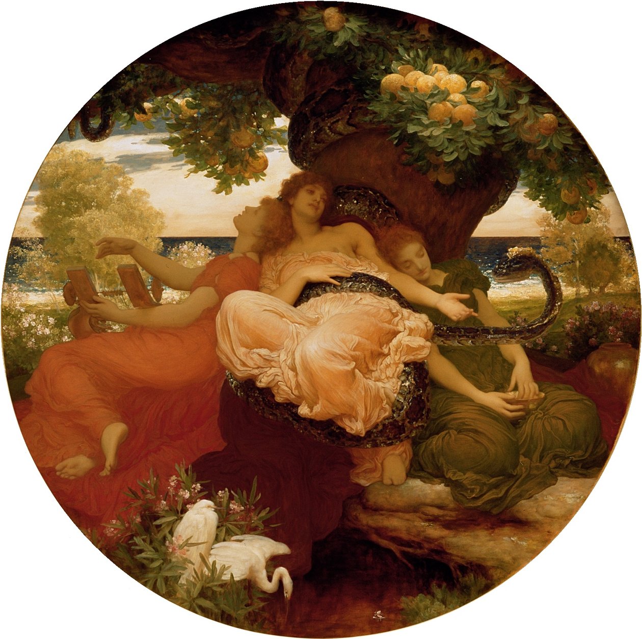 Hesperidernes have af Frederic Leighton