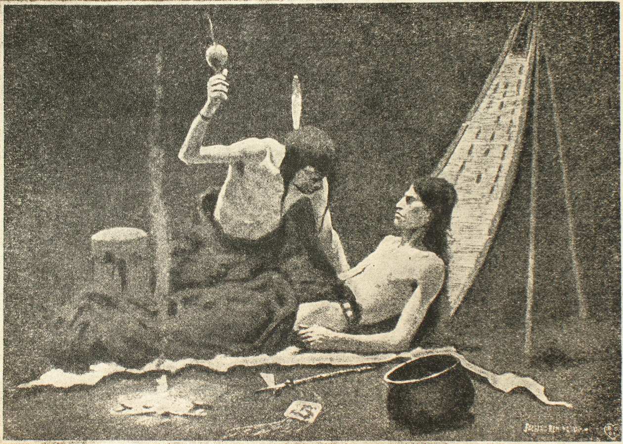 12 Kap.15 Min bror Rejs dig, bliv fyldt med styrke. af Frederic Remington
