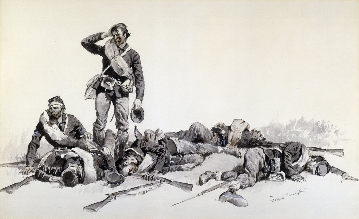 Efter Slaget af Frederic Remington