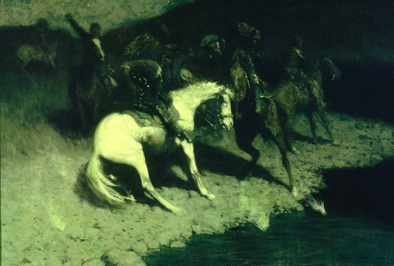Fyret på af Frederic Remington