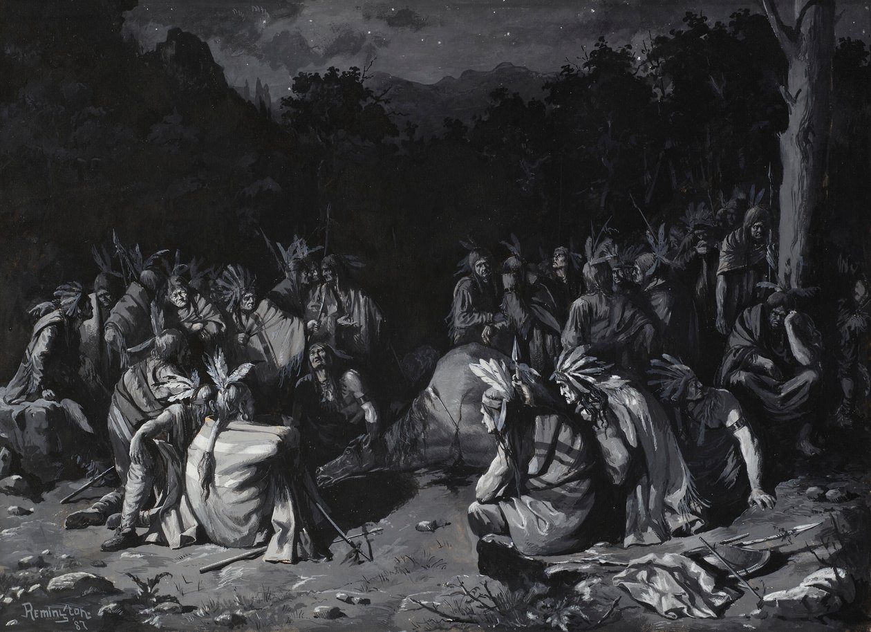 Indisk samling af Frederic Remington