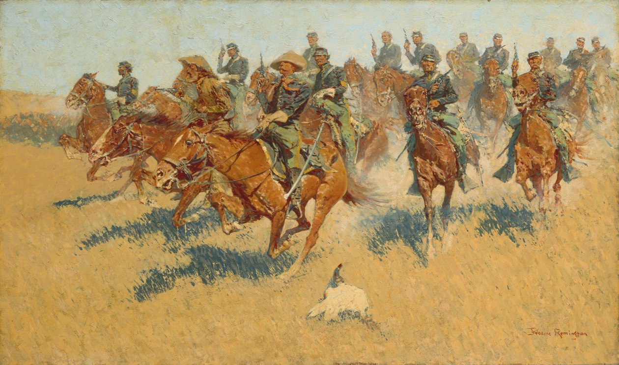 På den sydlige sletter af Frederic Remington