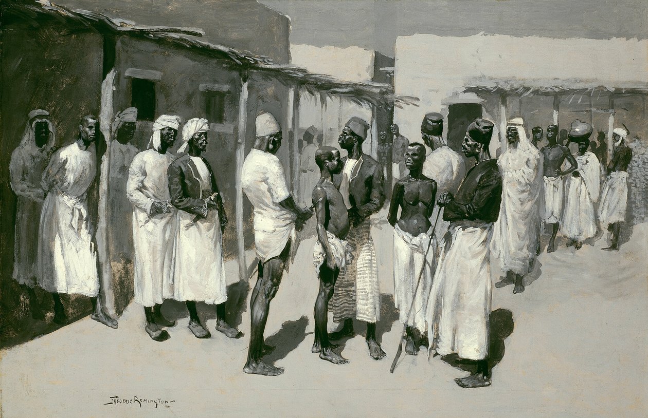 Slavemarked af Frederic Remington
