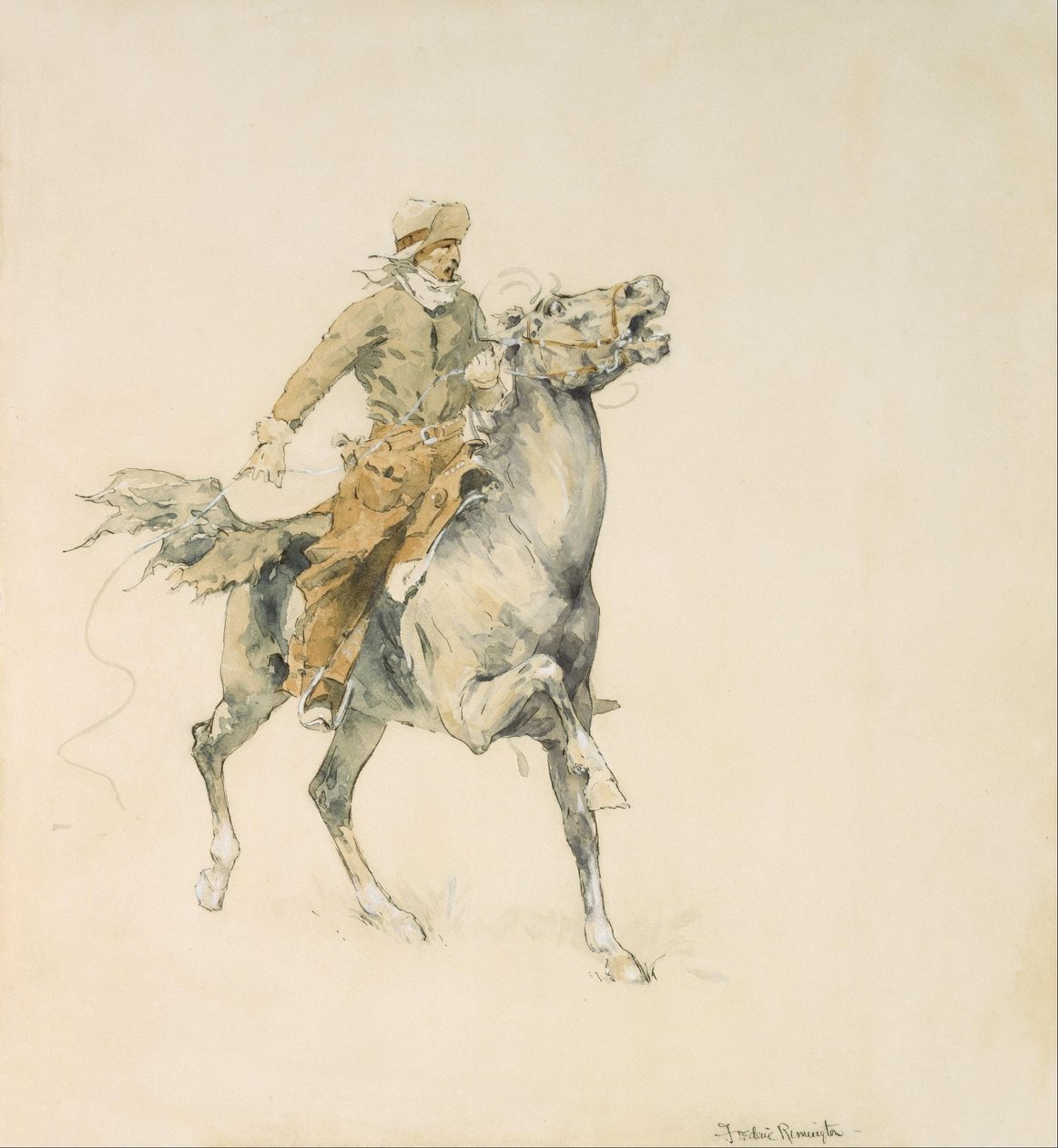 Cowboyen af Frederic Remington