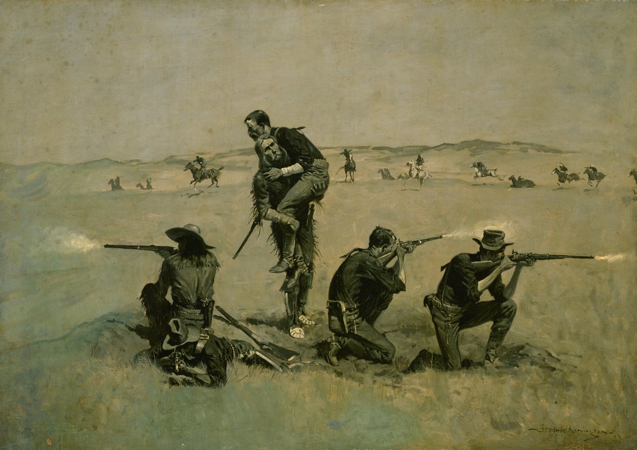 Den sidste kamp af Frederic Remington