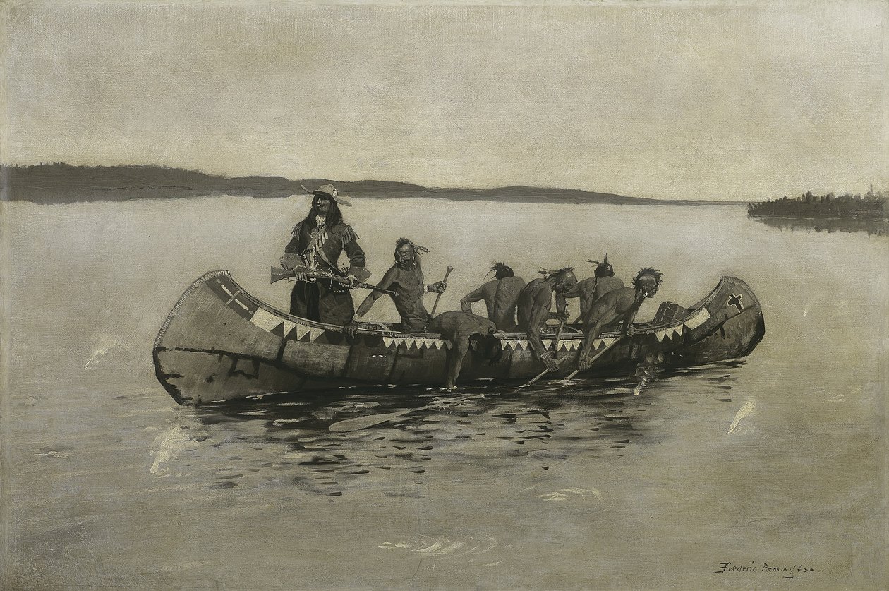 Dette var en fatal indskibning, 1898 af Frederic Remington