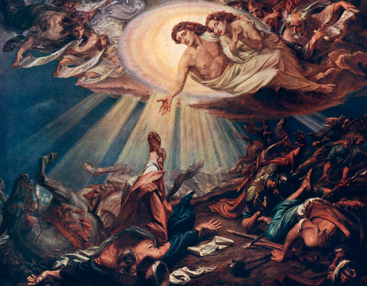Omvendelsen af Saulus af Tarsus, 1926. af Frederic Shields
