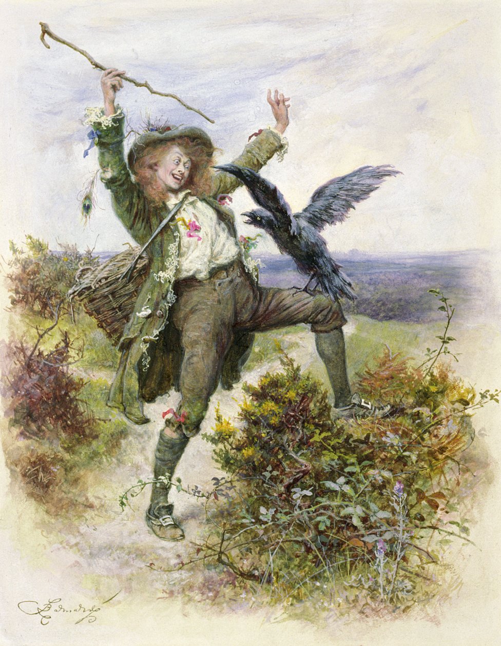 Barnaby Rudge and the Raven Grip af Frederick Barnard