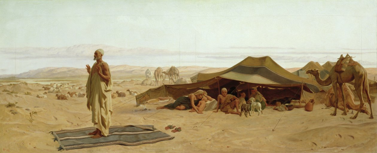 Aftenbøn i Vesten, 1872 af Frederick Goodall