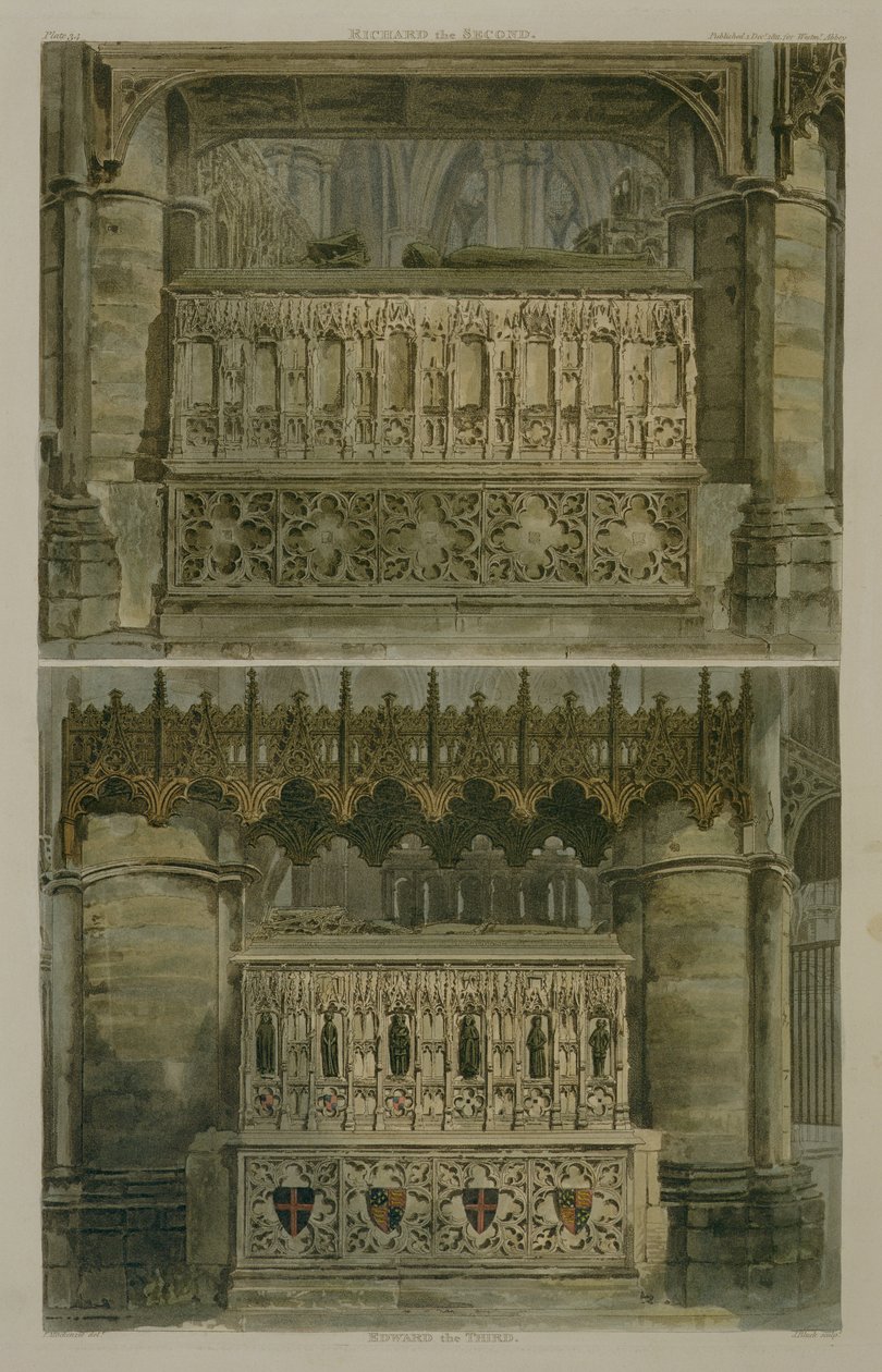 The Tombs of Richard the Second and Edward the Third, plade 34 fra 