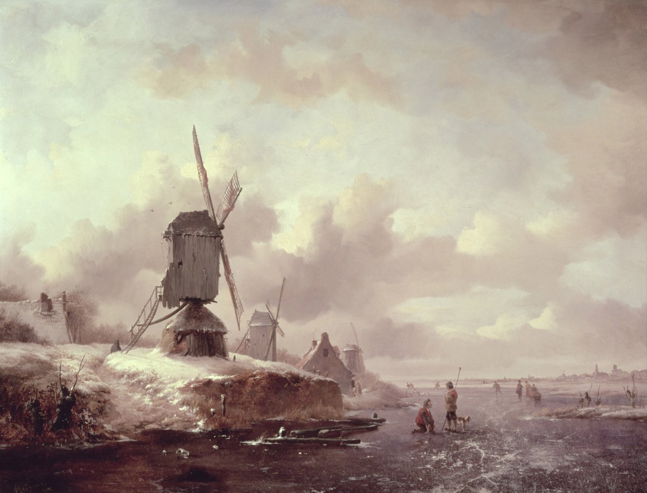 Vinterlandskab af Frederick Marianus Kruseman