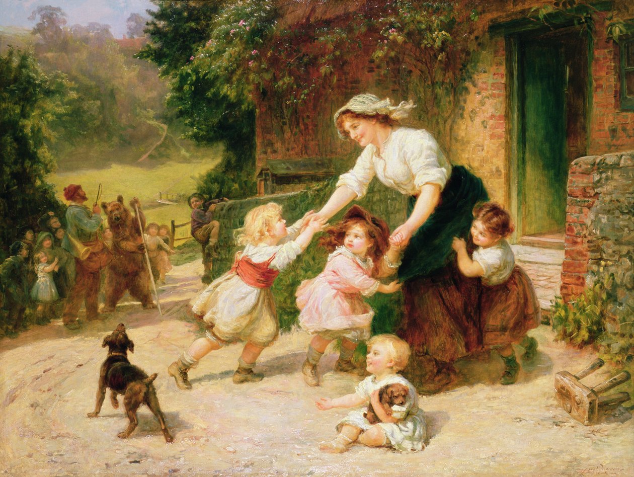 Den dansende bjørn af Frederick Morgan