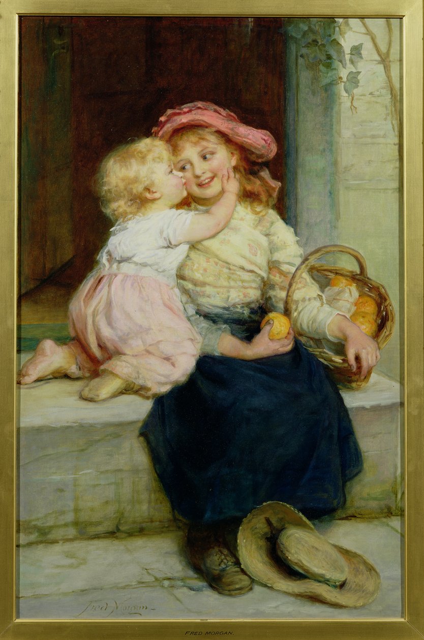 Sælgeren af appelsiner af Frederick Morgan