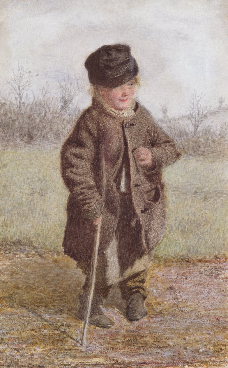Croydon Cowboy (wc på papir) af Frederick Walker