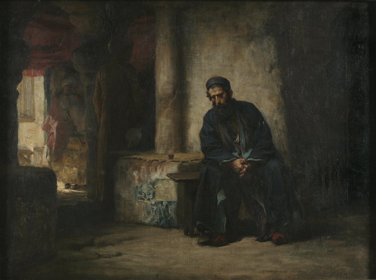 Østlige interiør, 1882 af Frederick Arthur Bridgman