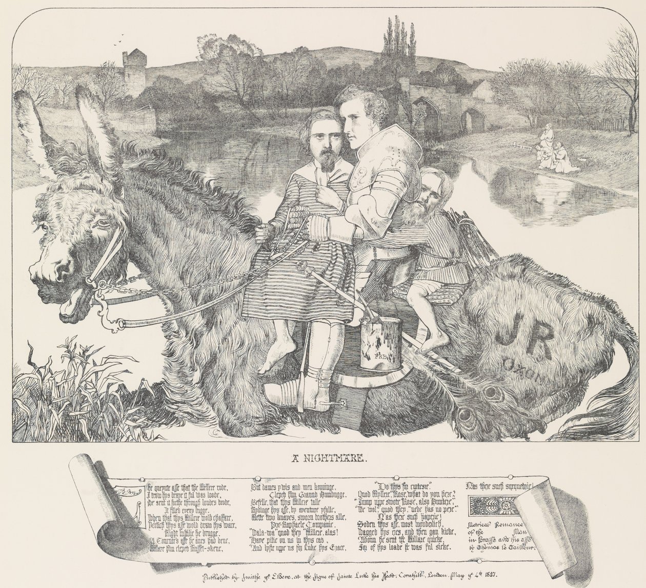 Et mareridt, 4. maj 1857. af Frederick Augustus Sandys