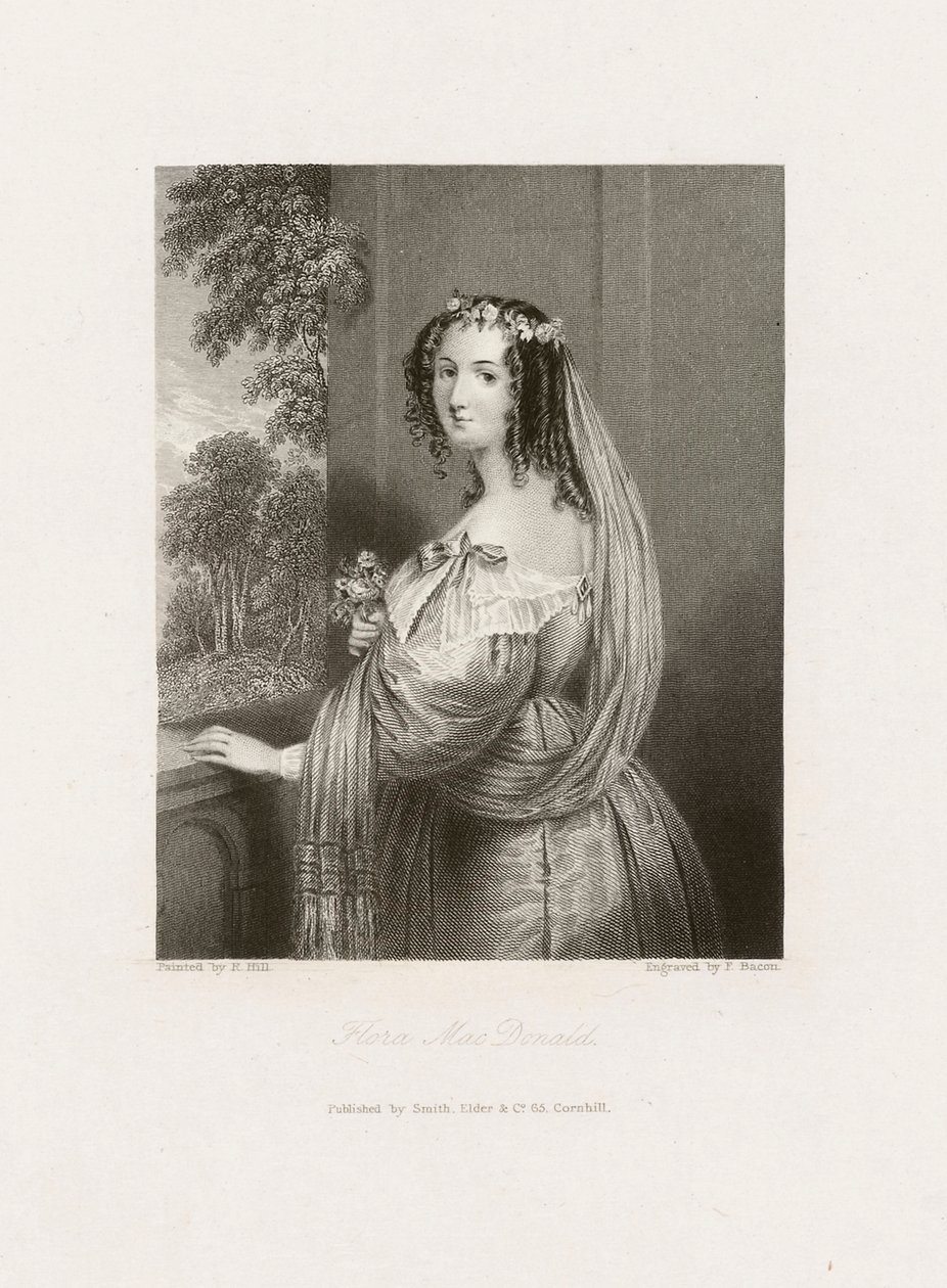 Flora MacDonald, ca. 1850 (tryk) af Frederick Bacon