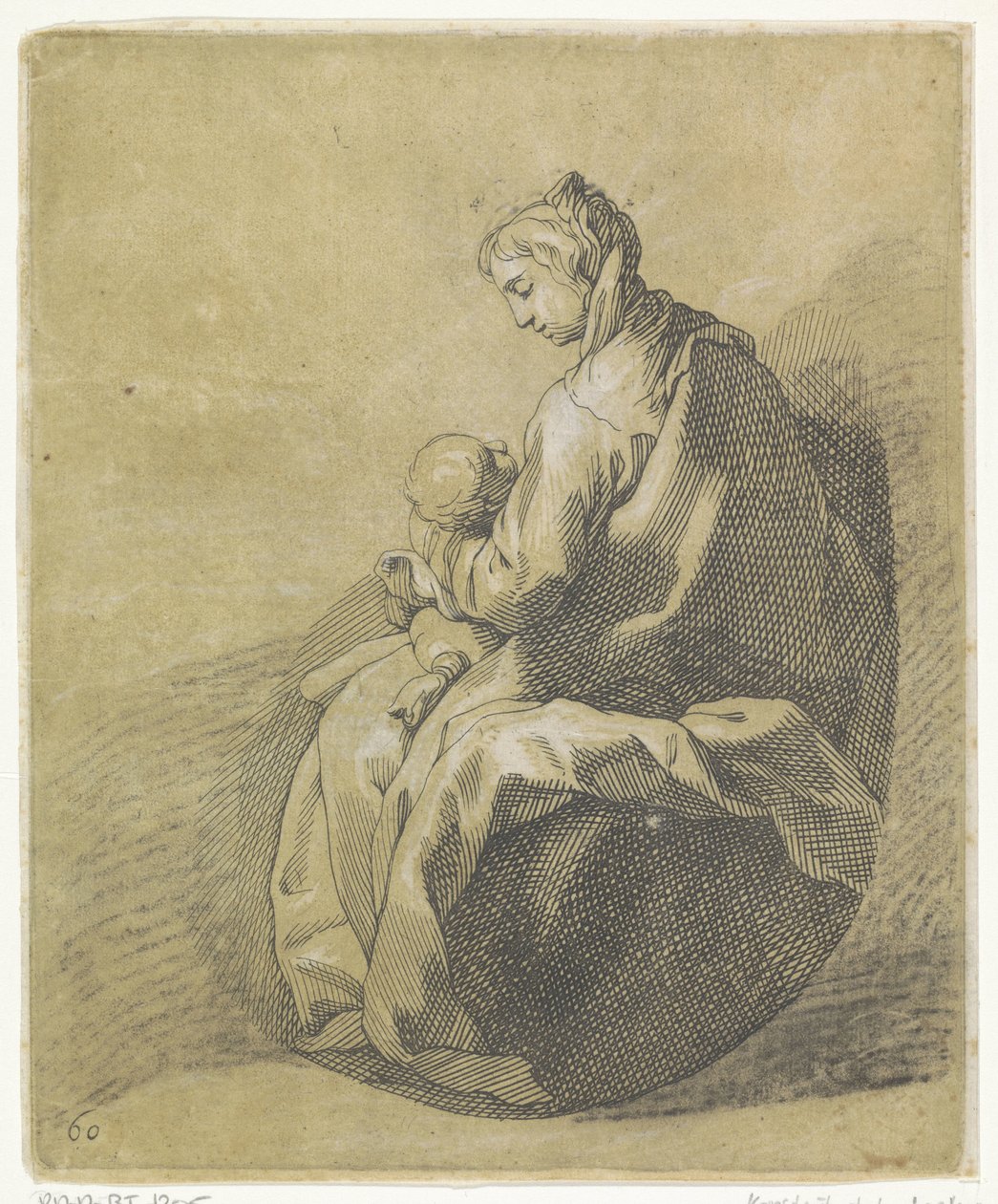 Maria med Kristus barn af Frederick Bloemaert