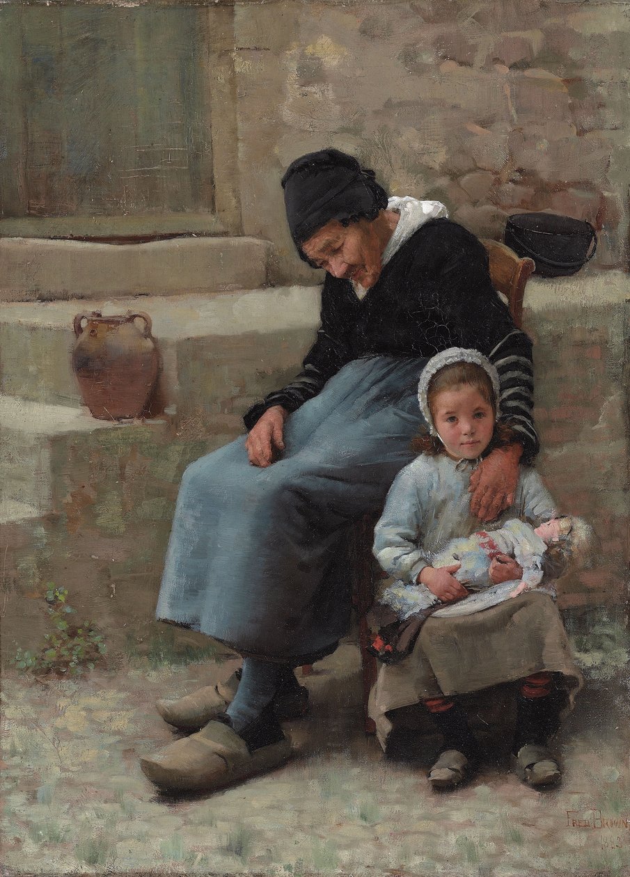 Bedstemors trøst af Frederick Brown