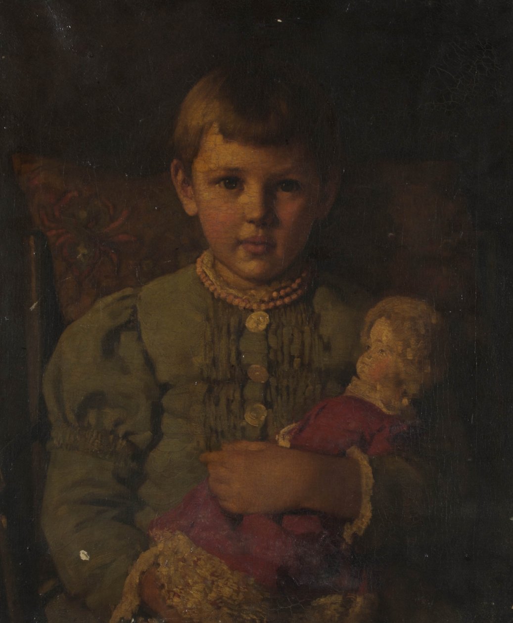 Kate Matilda Bentley, ca. 1880-81 af Frederick Brown