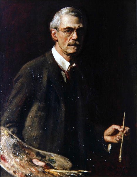 Selvportræt af Frederick Brown