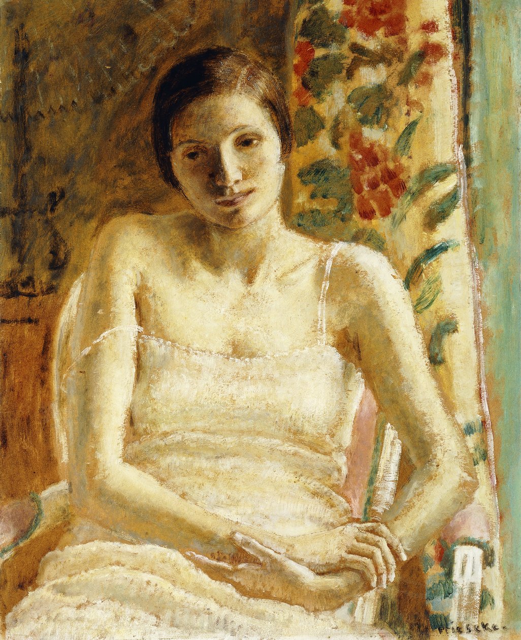 Siddende figur af Frederick Carl Frieseke