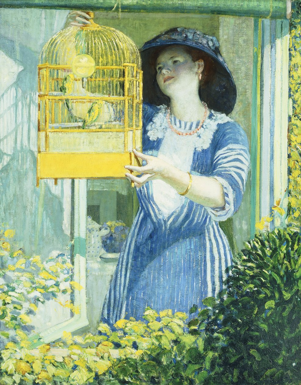 Det åbne vindue af Frederick Carl Frieseke
