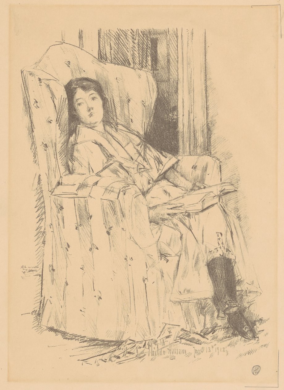 Deshaville, 1918. af Frederick Childe Hassam
