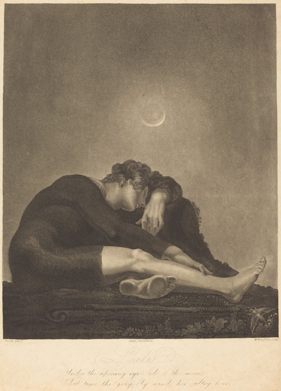 Lycidas af Frederick Christian Lewis I and Moses Haughton II after Henry Fuseli; published by Moses Haughton II