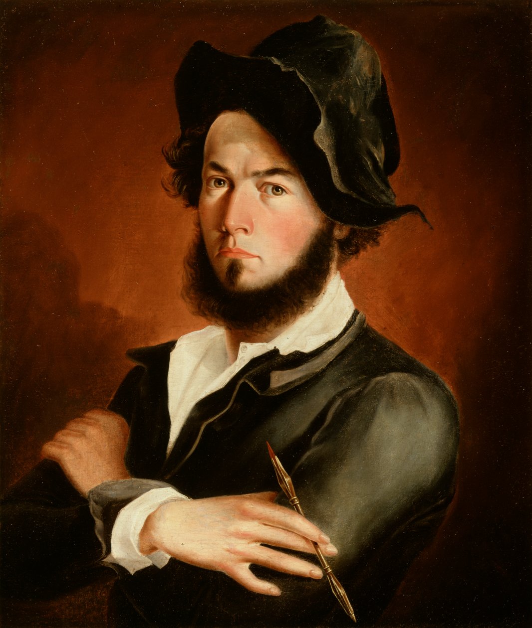 Selvportræt, 1845 af Frederick E. Cohen