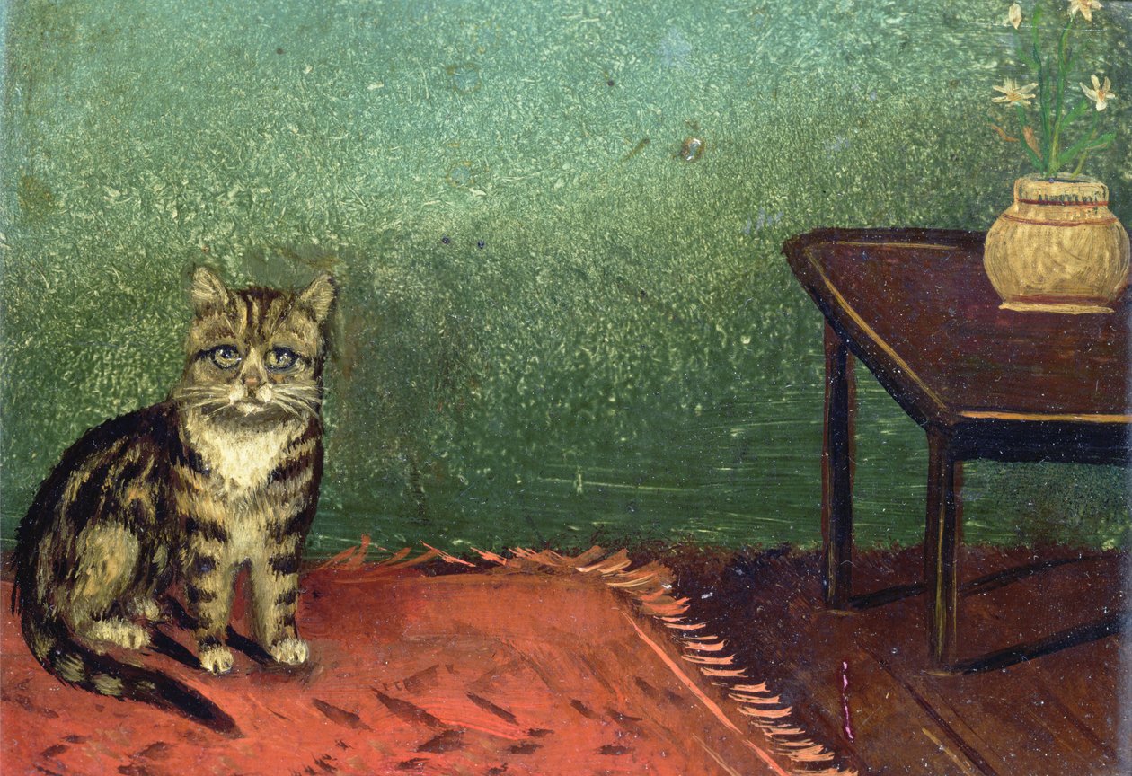 Katten sad på måtten af Frederick French