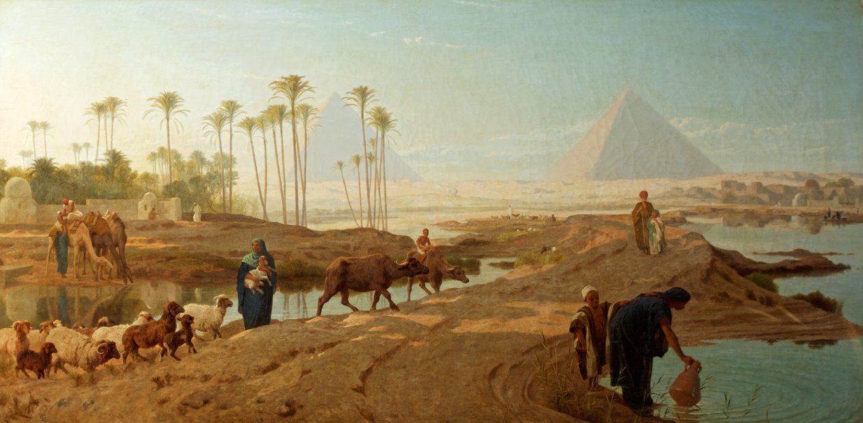 Nilen sænker sig af Frederick Goodall