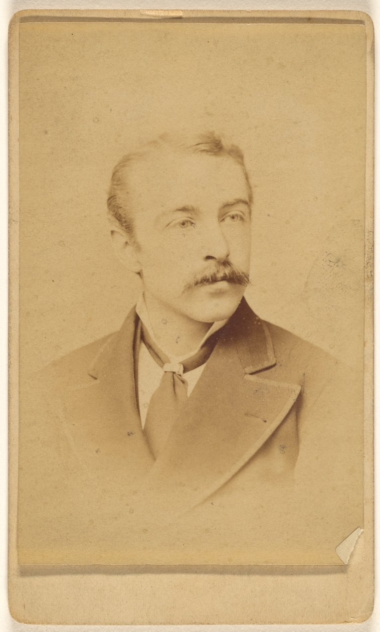 [Uidentificeret mand med overskæg]. af Frederick Gutekunst