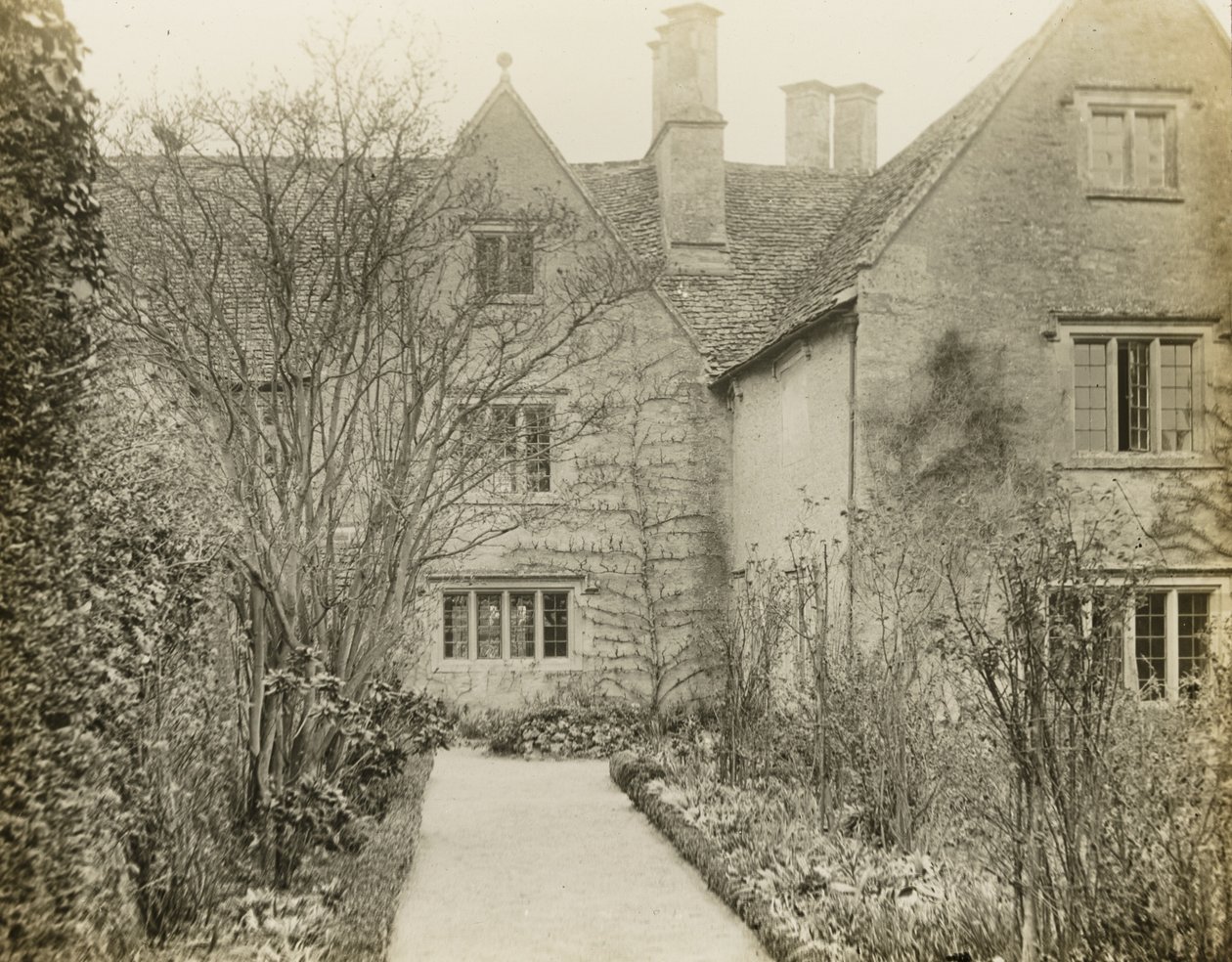 Kelmscott Manor: Havefronten af Frederick H. Evans