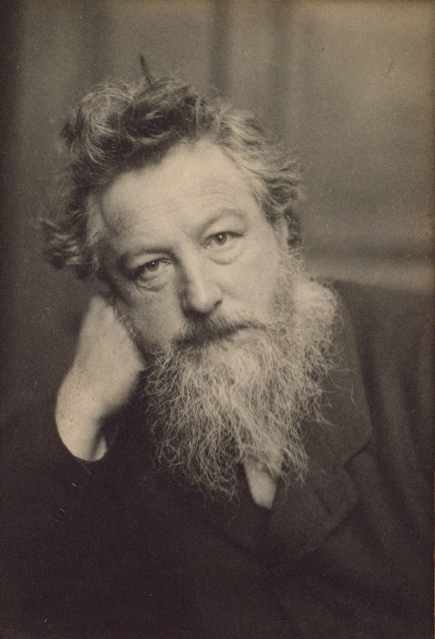 Portræt af William Morris 1834-1896. af Frederick Hollyer