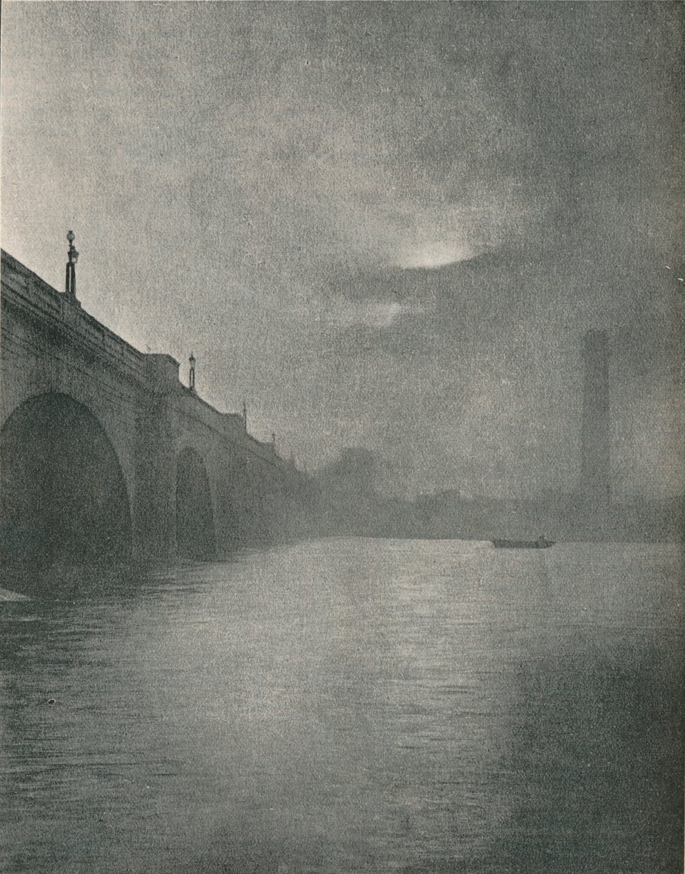 Waterloo Bridge, 1877 af Frederick Hollyer