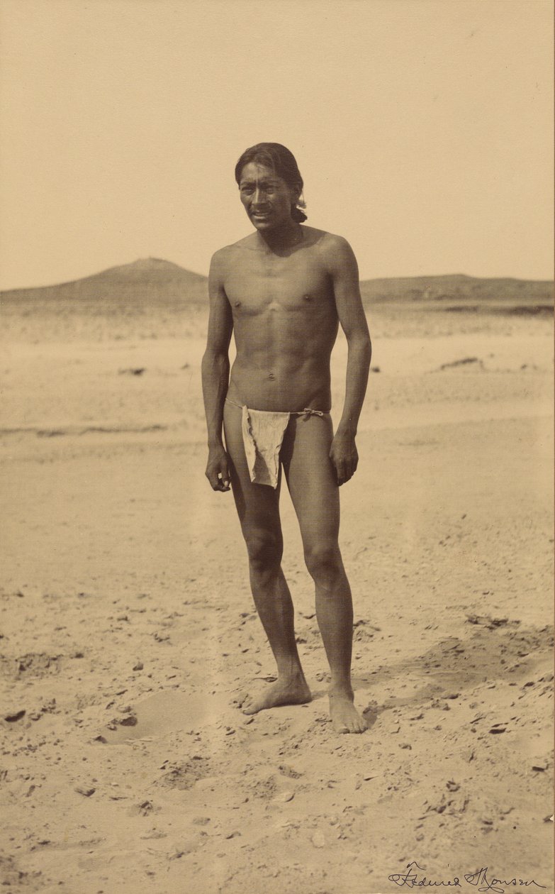 [Indiansk mand] af Frederick I. Monsen