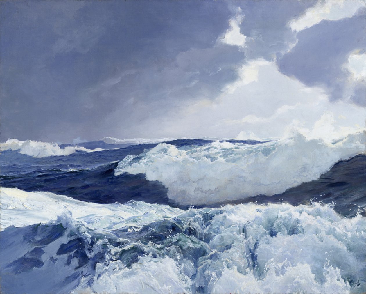 Midt Ocean af Frederick Judd Waugh