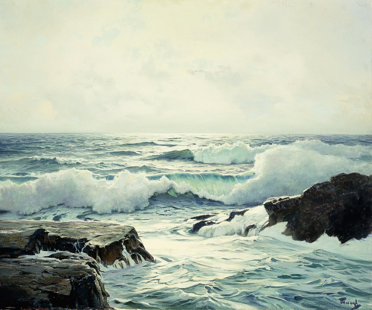 Sølv lys af Frederick Judd Waugh