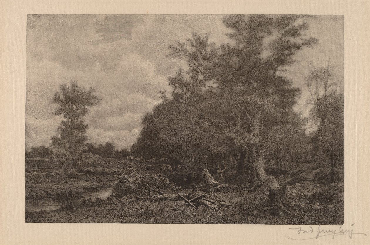 Uden titel (New York Landscape) af Frederick Juengling