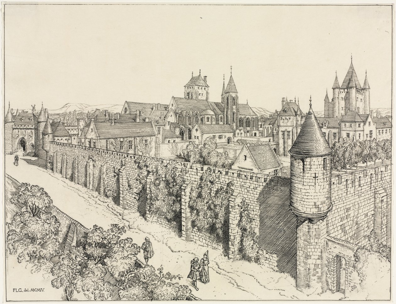 Templet, Paris af Frederick Landseer Maur Griggs