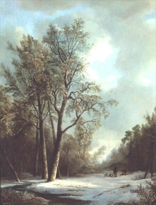 Vinter Scene af Frederick Marianus Kruseman