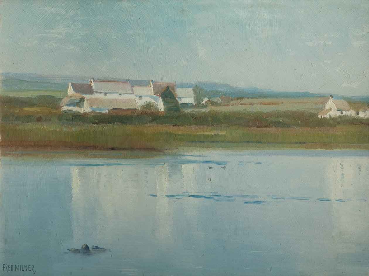 På Marazion - Riverside Farm af Frederick Milner