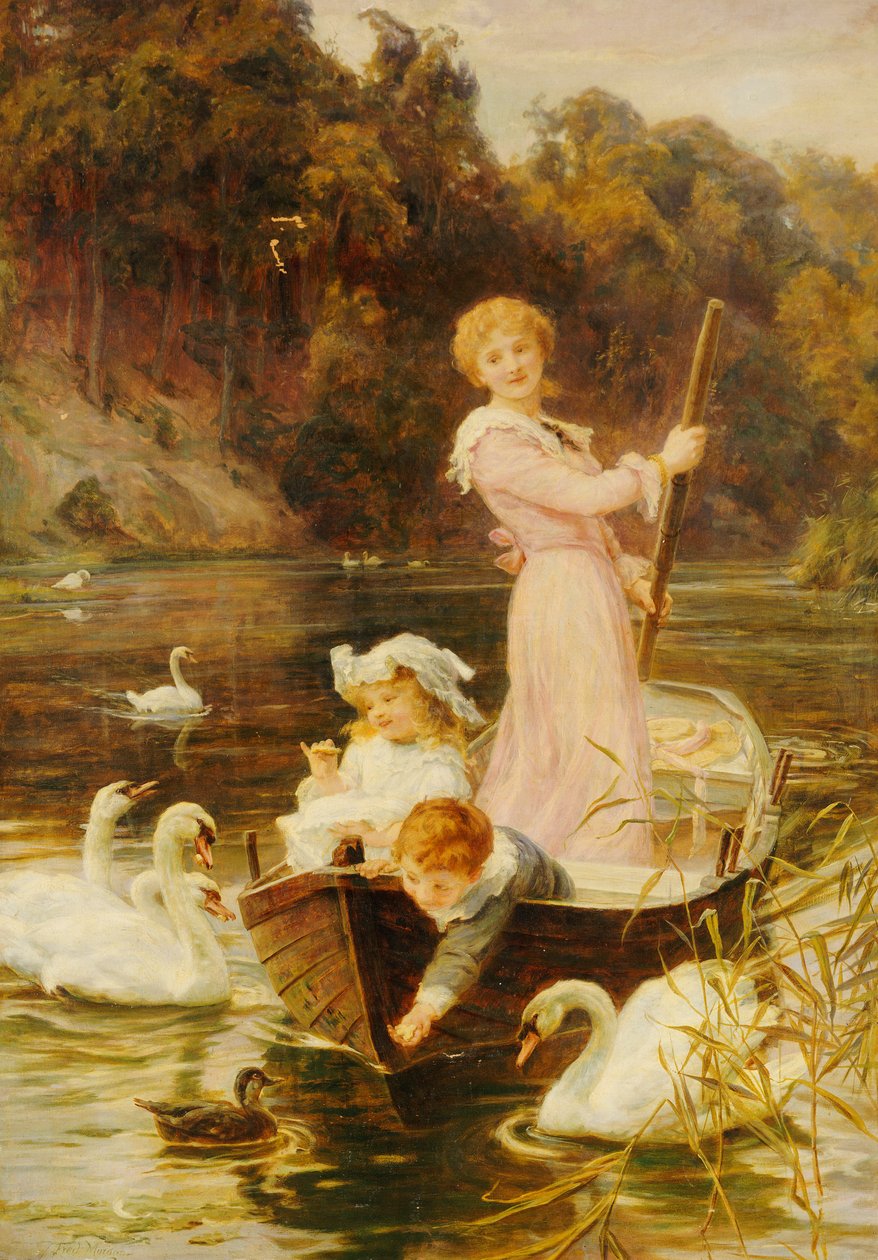 En dag på floden af Frederick Morgan