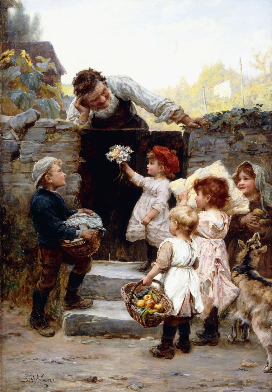 Bedstefars fødselsdag, af Frederick Morgan
