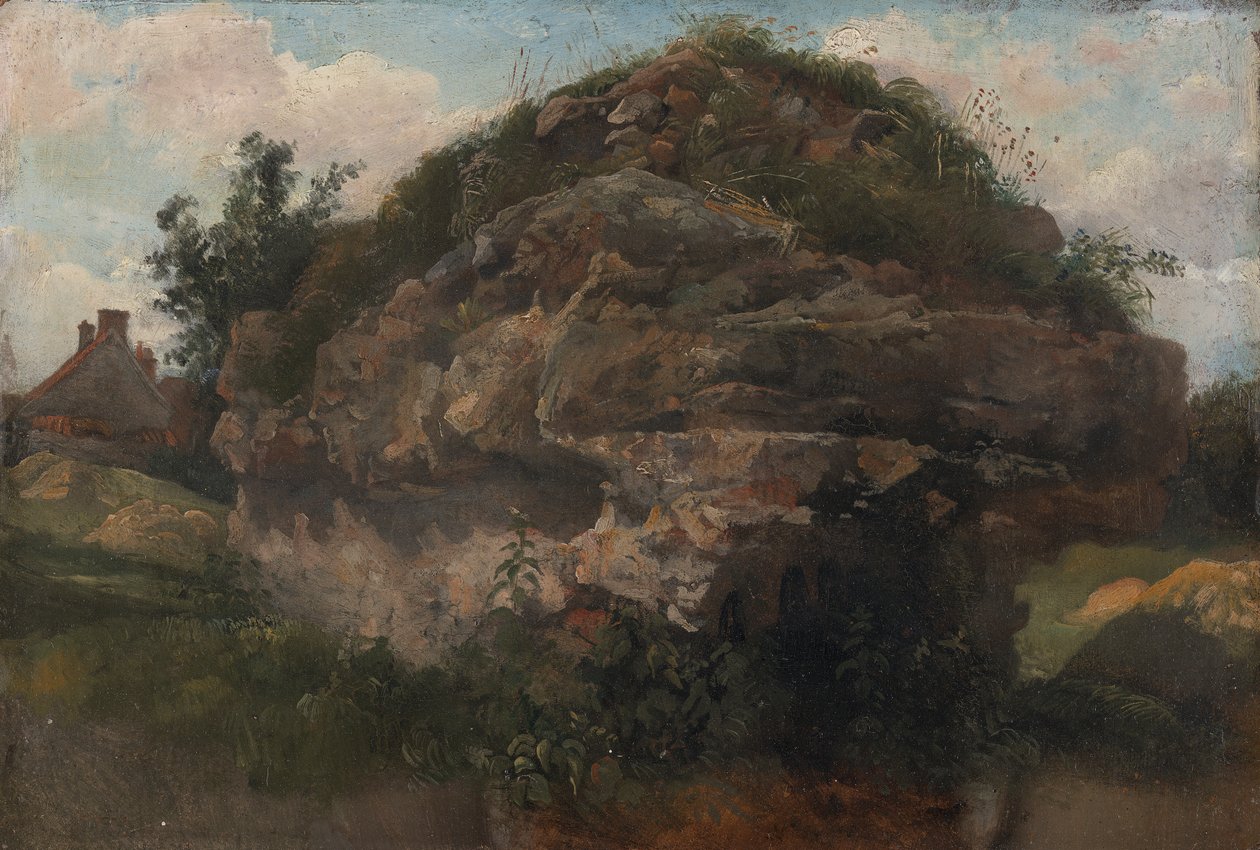 Rocky Hillside af Frederick W. Watts