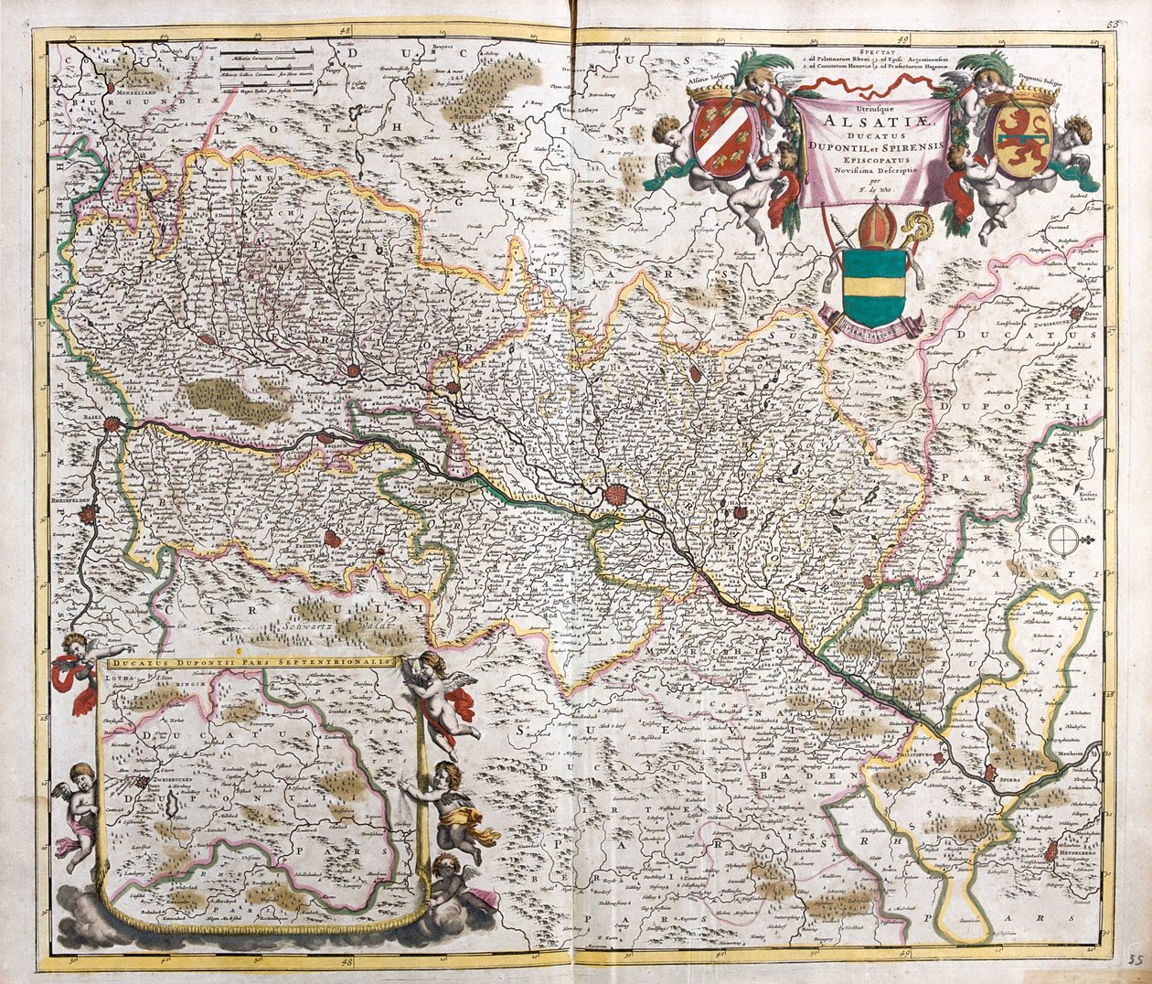 Alsace, Frankrig af Frederick de Wit