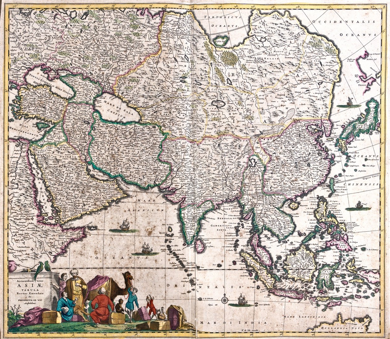 Asien af Frederick de Wit