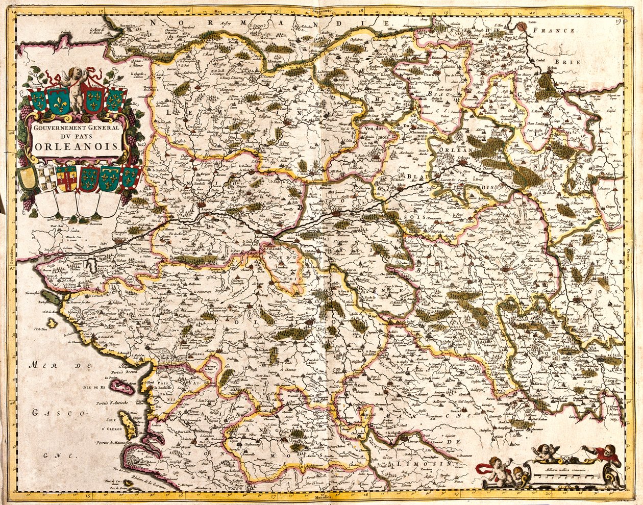 Centre-East France, Frankrig af Frederick de Wit
