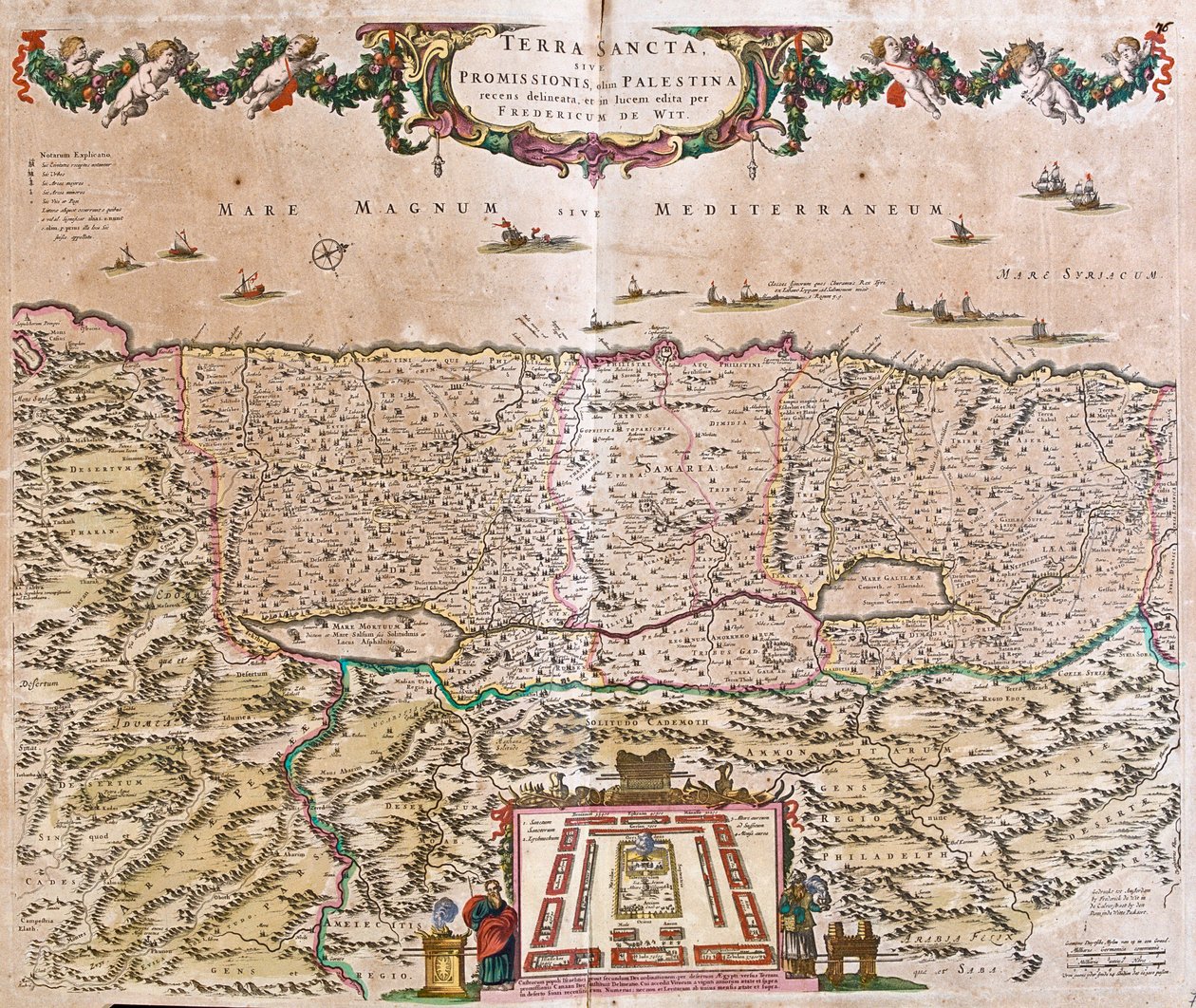 Israel, Vestjordanland af Frederick de Wit